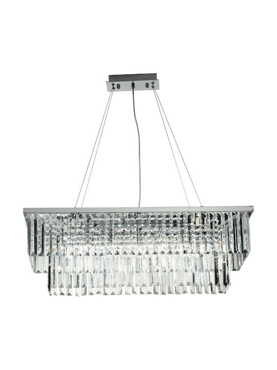 Ondaluce Daiquiri Chandelier with Crystals 6xE14 Transparent 80cm SO.DAIQUIRI/PC