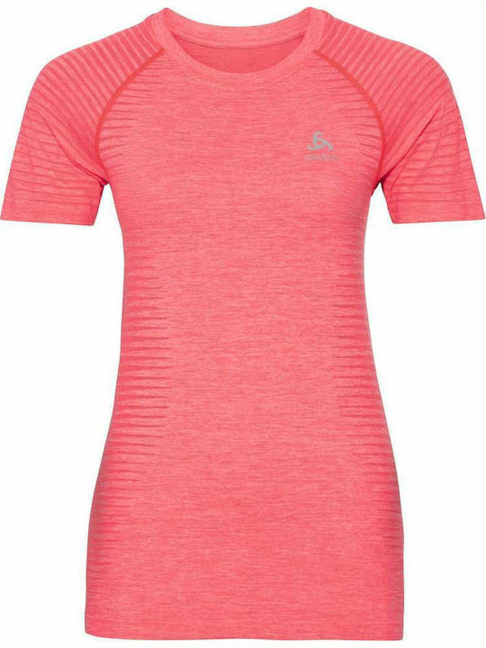 Odlo Essential Seamless Ισοθερμική Μπλούζα Ροζ Odlo Essential Seamless Ισοθερμική Μπλούζα Ροζ