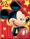 Gim Folder with Rubber Band Red Mickey