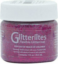 Angelus Glitterlites Vopsea acrilică Violet pentru Piele Razzleberry 29.5ml