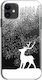 Forcell Reindeer Back Cover Σιλικόνης Διάφανο (Galaxy Note 20 Ultra)