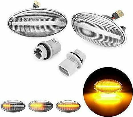 Vinstar Flash Led for Fiat Sedici Opel Agila Suzuki Baleno / Celerio / Grand Vitara / Ignis / Jimny / SX4 / Swift Dynamic White 2pcs