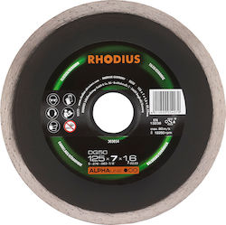 Rhodius Διαμαντόδισκος Πλακιδίων DG50 125mm