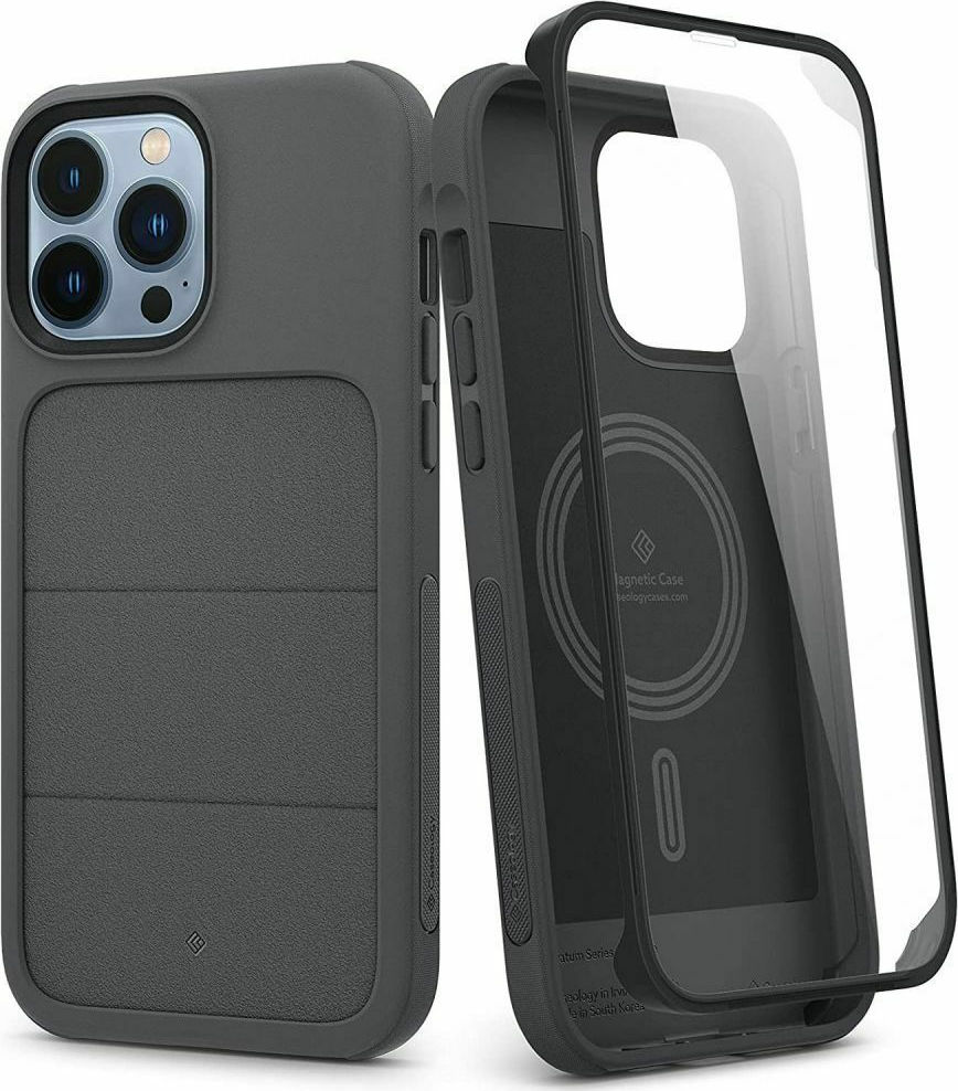 Caseology Stratum Magsafe 360 Full Cover Πλαστικό Ash (iPhone 13 Pro