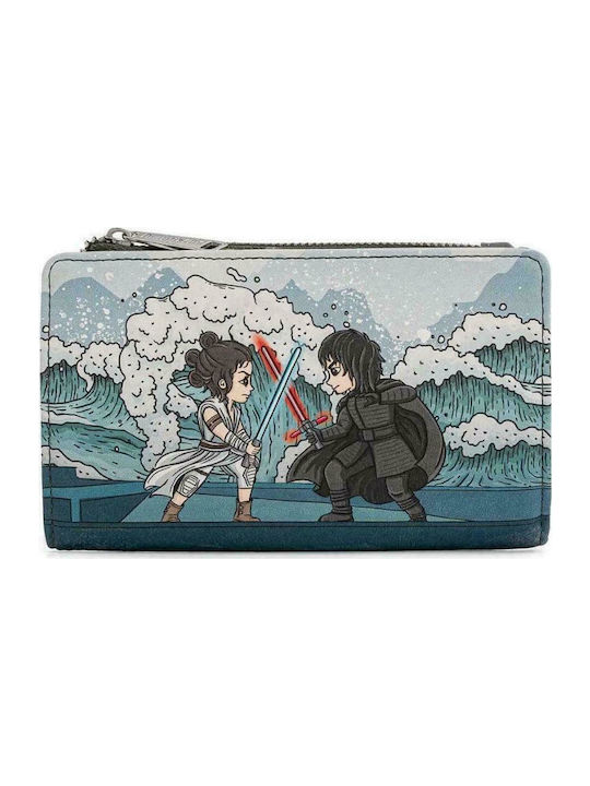 Loungefly Star Wars Kylo Rey Mixed Emotions Flap Wallet STWA0156