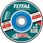 Total Disc de șlefuire pentru Μetal 115mm Set de 1buc