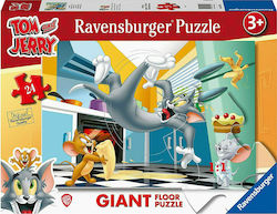 Puzzle pentru Copii Tom & Jerry pentru 3++ Ani 24buc Ravensburger