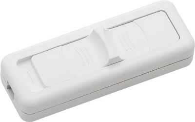 On-Off switch Slide White 1pcs