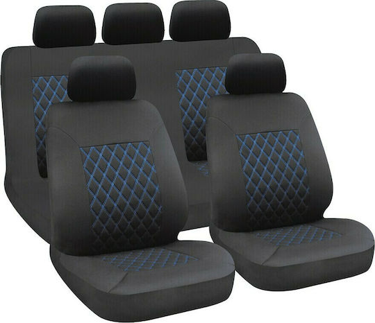 Lampa Car Cover Set 9pcs Polyester Hive Black