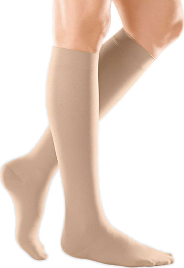 Medi Duomed Petite Socks Calf High Graduated Compression 18-21 mmHg Beige