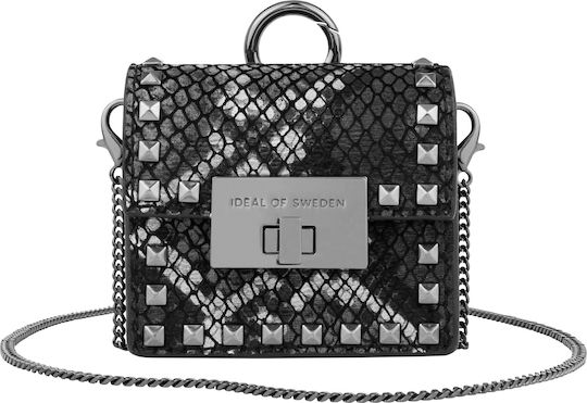 iDeal Of Sweden Statement Mini Bag Silvery Snake (Apple AirPods)