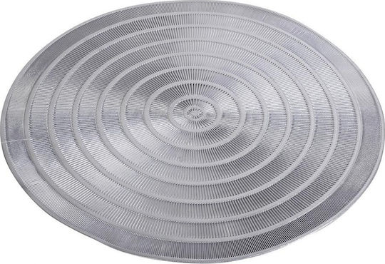 Espiel Platzdeckchen Kunststoff Silber 38x38cm 6Stück