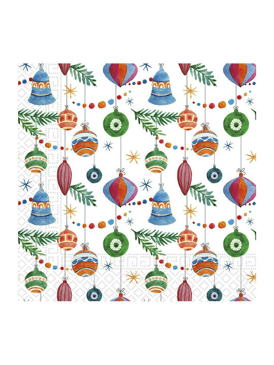 XMASfest Set Weihnachtsservietten Einweg L33xB33xD33cm. 20Stück