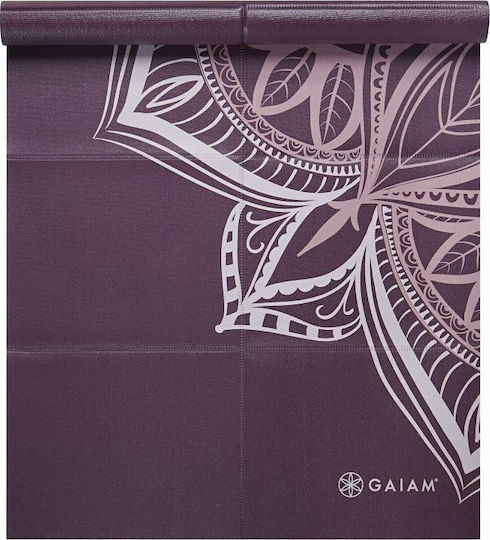 Gaiam Cranberry Point Αναδιπλούμενο Στρώμα Γυμναστικής Yoga Μωβ (173x61x0.2cm)