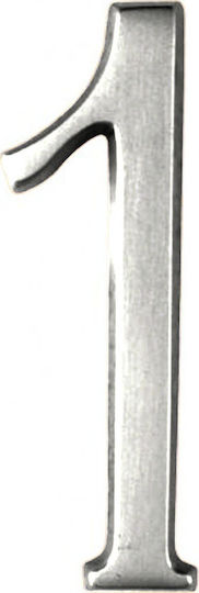 Zogometal 930 Sign with Number in Silver Color Chromium 12cm 930