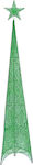 Christmas Decorative Illuminated Tree Cone 120cm Green 8003