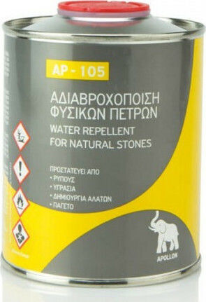 Apollon Abrasives AP-105 Water Repellent Waterproofing Natural Stones 0.750lt
