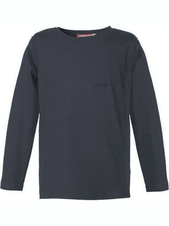 Energiers Kids' Shirt Long Sleeve Navy Blue