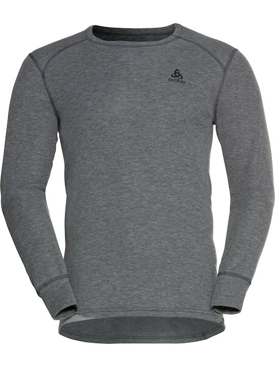 Odlo Active Warm Eco Men's Thermal Long-Sleeved Shirt Gray