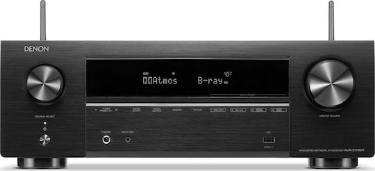 Denon AVR-S760H Ραδιοενισχυτής Home Cinema 4K/8K 7.2 Καναλιών με HDR και Dolby Atmos Μαύρος