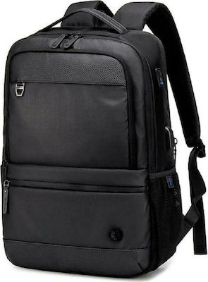 Arctic Hunter Golden Wolf GB00402 Wasserdicht Tasche Rucksack für Laptop 15.6" in Schwarz Farbe