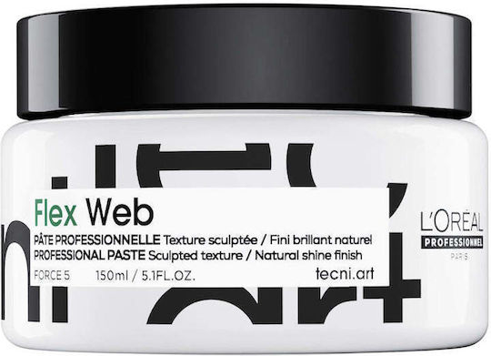 L'Oréal Professionnel Κρέμα Μαλλιών Tecni Flex Web Sculpting Paste Force 5 για Διαμόρφωση με Δυνατό Κράτημα 150ml