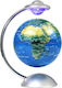 Floating Illuminated World Globe English with Diameter 14cm