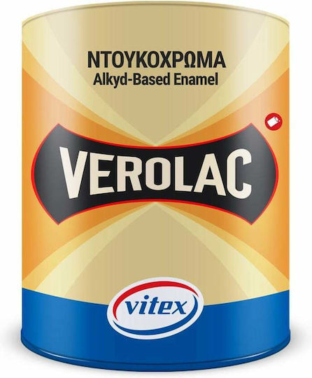 Vitex Βερνικόχρωμα Αντιδιαβρωτικό Διαλύτου Verolac 5lt Μαύρο Γυαλιστερό