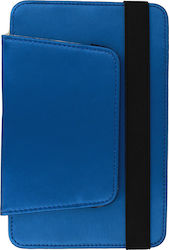 Flip Cover Synthetic Leather Blue (Universal 7")