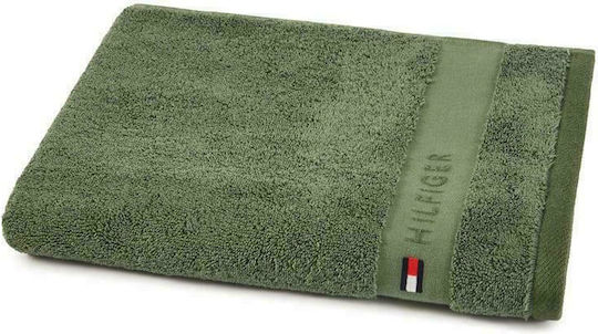 Tommy Hilfiger Πετσέτα Χεριών Legend 40x60εκ. Khaki Βάρους 540gr/m²
