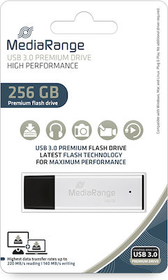 MediaRange 256GB USB 3.0 Stick Ασημί