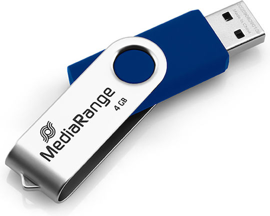 MediaRange 4GB USB 2.0 USB-Stick Silber