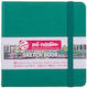 Royal Talens Μπλοκ Σχεδίου Sketchbook Art Creation Sketch Book Forest Green 12x12cm 80 Φύλλα