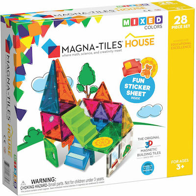 Magna-Tiles Magnetic Construction Toy Mixed Colors Kid 3++ years