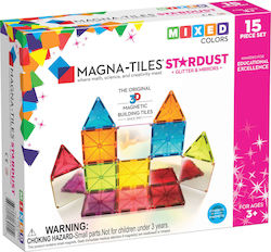 Magna-Tiles Μαγνητικό Παιχνίδι Κατασκευών Mixed Colors Stardust για Παιδιά 3+ Ετών