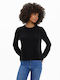 Vero Moda Damen Langarm Pullover Schwarz