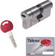 Cisa Cilindru de Încuietoare De Securitate Astral Tekno Pro 90mm (30-60) cu 5 Chei Argintiu