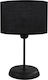 Heronia TL-05 Metal Table Lamp for Socket E27 with Black Shade and Base