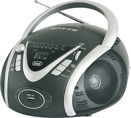 Trevi CMP 542 Φορητό Ηχοσύστημα με CD / MP3 / USB / Ραδιόφωνο Γκρι