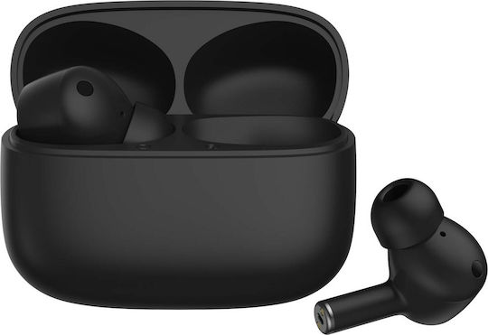 Savio ANC-102 In-ear Bluetooth Handsfree Earphones with Charging Case Black
