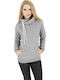Damen Sweatshirt Kapuzen Gray