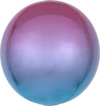 Ballon Folie Rund Lila Ombre 40cm