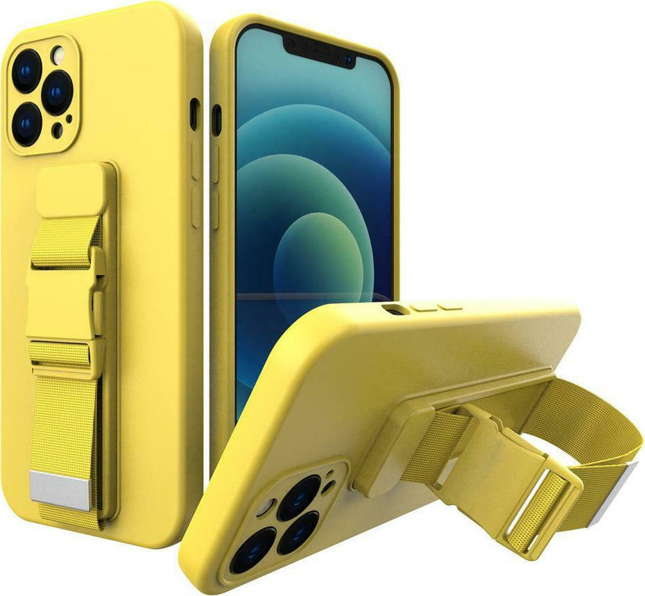 Hurtel Rope Back Cover Σιλικόνης 1mm Κίτρινο (iPhone 13 Pro) | Skroutz.gr