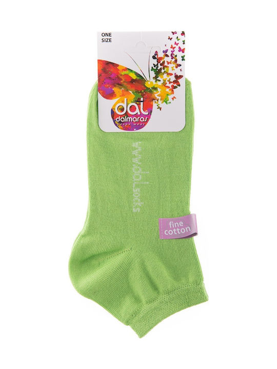 Dal 904L Damen Einfarbige Socken Grün 1Pack