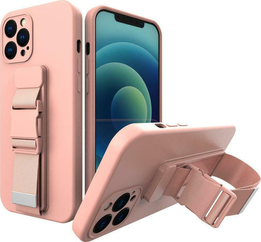 Hurtel Rope Back Cover Σιλικόνης 1mm Ροζ (iPhone 13 Pro) | Skroutz.gr