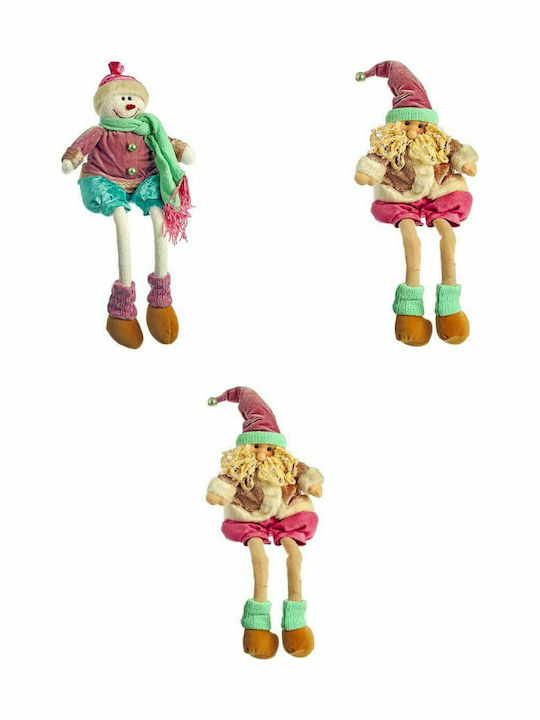 JK Home Decoration Christmas Figure Height 60cm 3pcs (Μiscellaneous Designs/Colors)