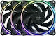 In Win Sirius Loop ASL120 Case Fan (1800rpm / 50cfm) με RGB Φωτισμό και Σύνδεση 4-Pin PWM 3τμχ