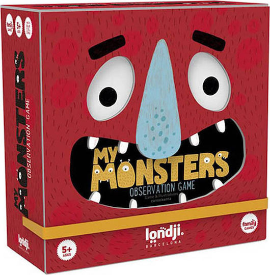 Brettspiel My Monsters für 2-4 Spieler 5+ Jahre (EN) Londji