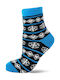 Yaktrax Γυναικείες Χριστουγεννιάτικες Κάλτσες Electric Blue