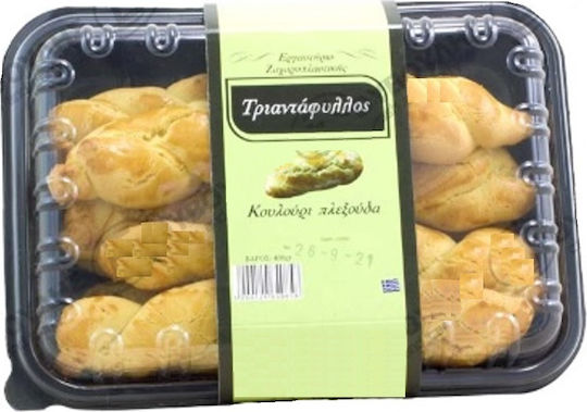 Εργαστήριο Ζαχαροπλαστικής Τριαντάφυλλος Κουλουράκια Πλεξούδα Κλασική Γεύση 400gr
